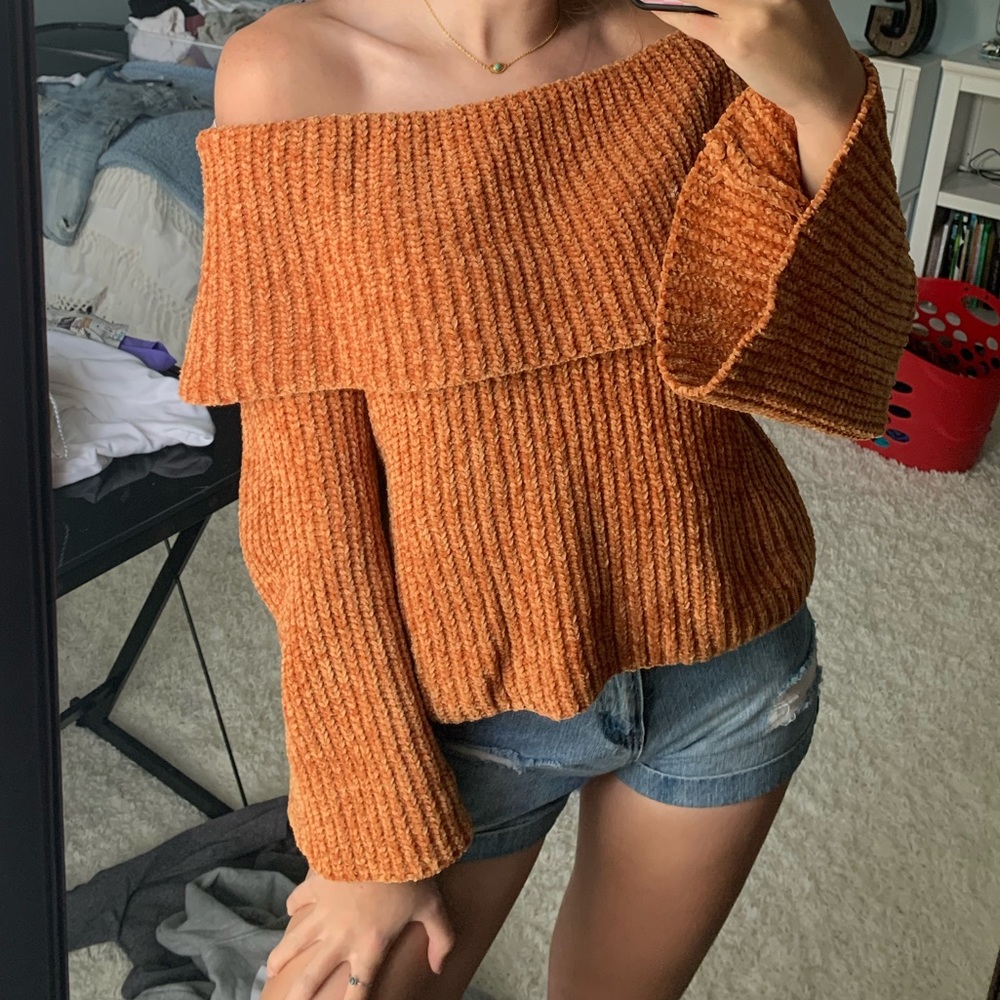 Forever 21 off the shoulder sweater